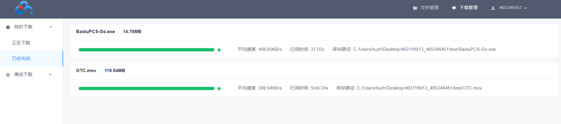 BaiduPCS Web_v3.6.9 百度网盘满速下载器