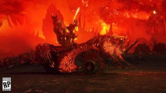 《全面战争：战锤3》鲜血王座预告 巨大战车式恶魔引擎
