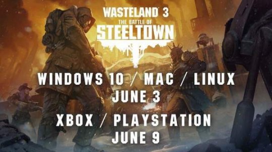 《废土3》DLC“钢铁之城之战”发售预告 全新游戏的体验